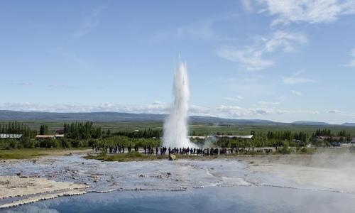 Strokkur ved Geysir