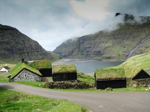 Saksun. Færøerne