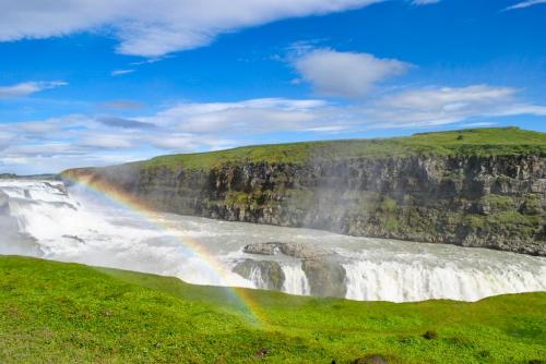 Vandfaldet Gullfoss. 