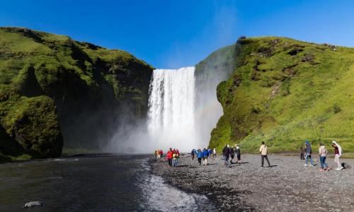 Skógafoss i Sydisland.