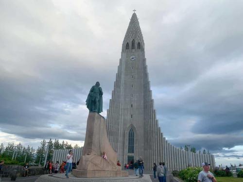 Hallgrímskirkja í Reykjavík.