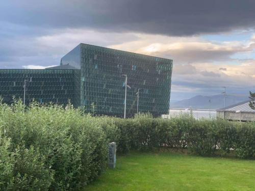 Koncerthuset Harpa i Reykjavik.