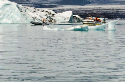 Sejltur på Jökulsárlón med amphibian 