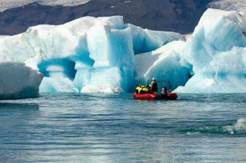 Sejltur på Jökulsárlón Zodiac