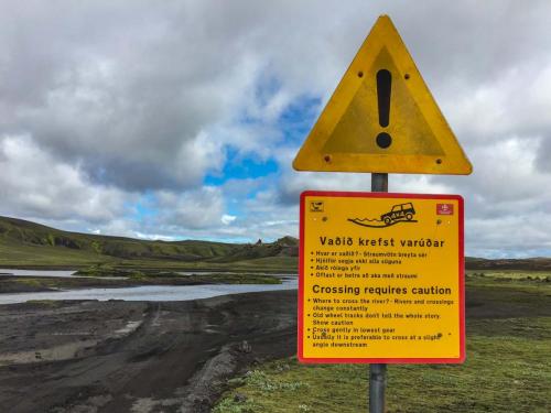 Her kan man kun køre i en 4x4 jeep.