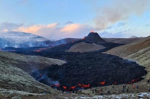 Vulkanudbrud i Geldingadalir